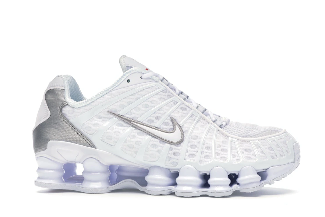 Nike Shox TL White Metallic Silver