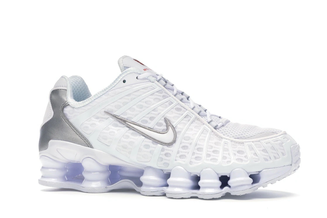 Nike Shox TL White Metallic Silver