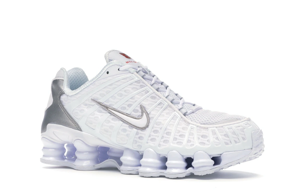 Nike Shox TL White Metallic Silver