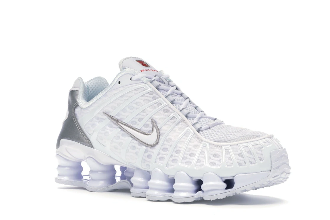 Nike Shox TL White Metallic Silver