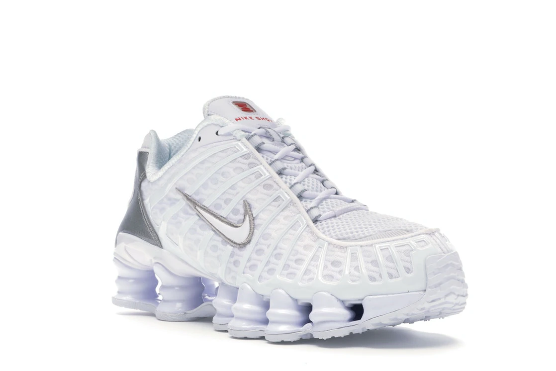 Nike Shox TL White Metallic Silver