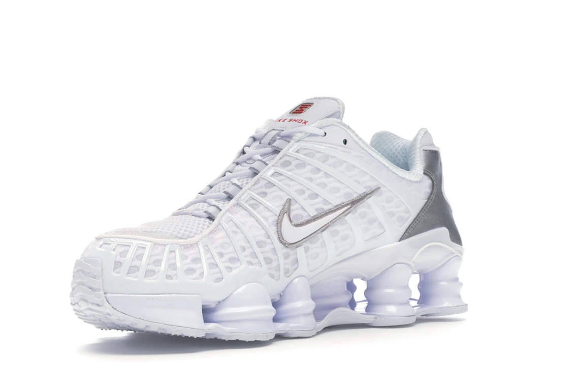 Nike Shox TL White Metallic Silver