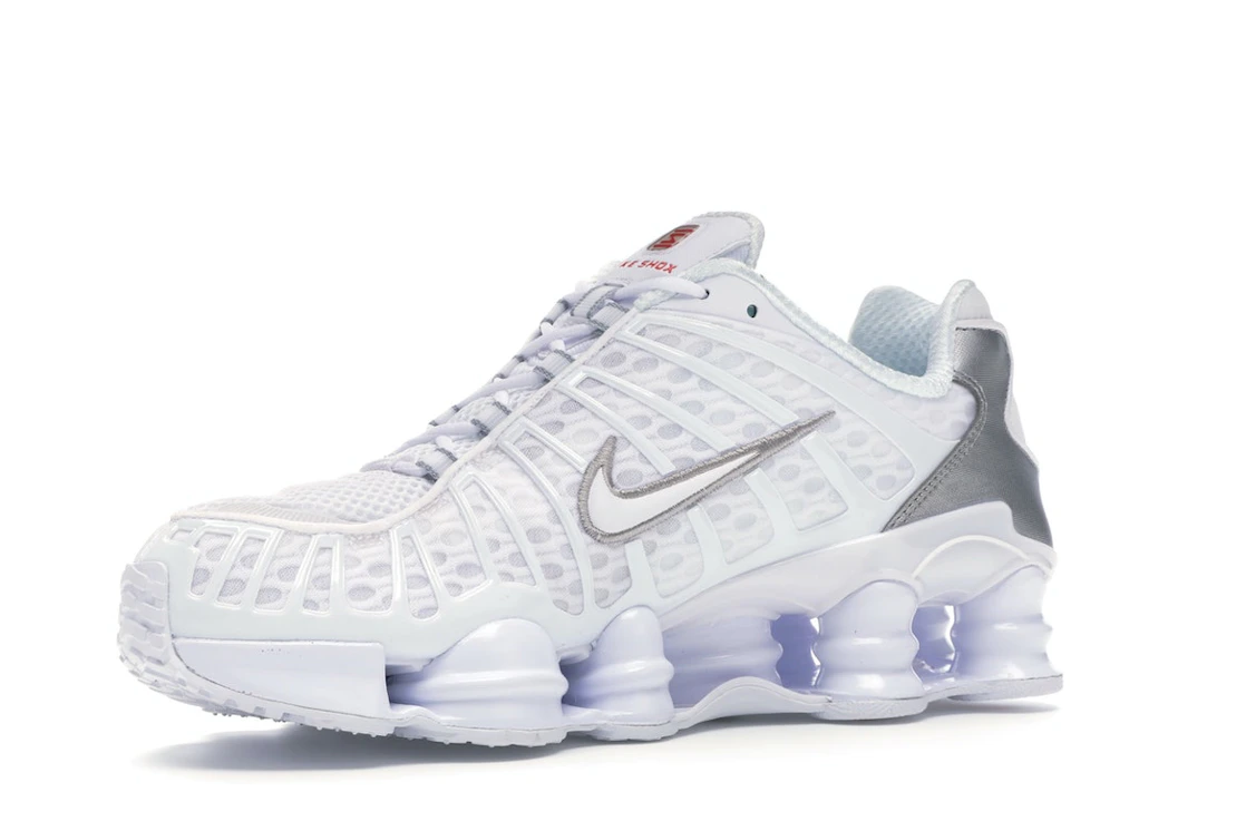 Nike Shox TL White Metallic Silver