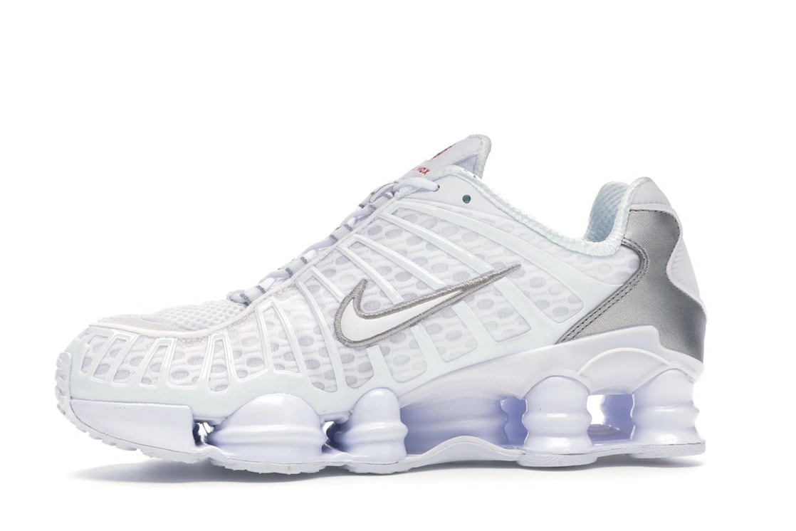 Nike Shox TL White Metallic Silver