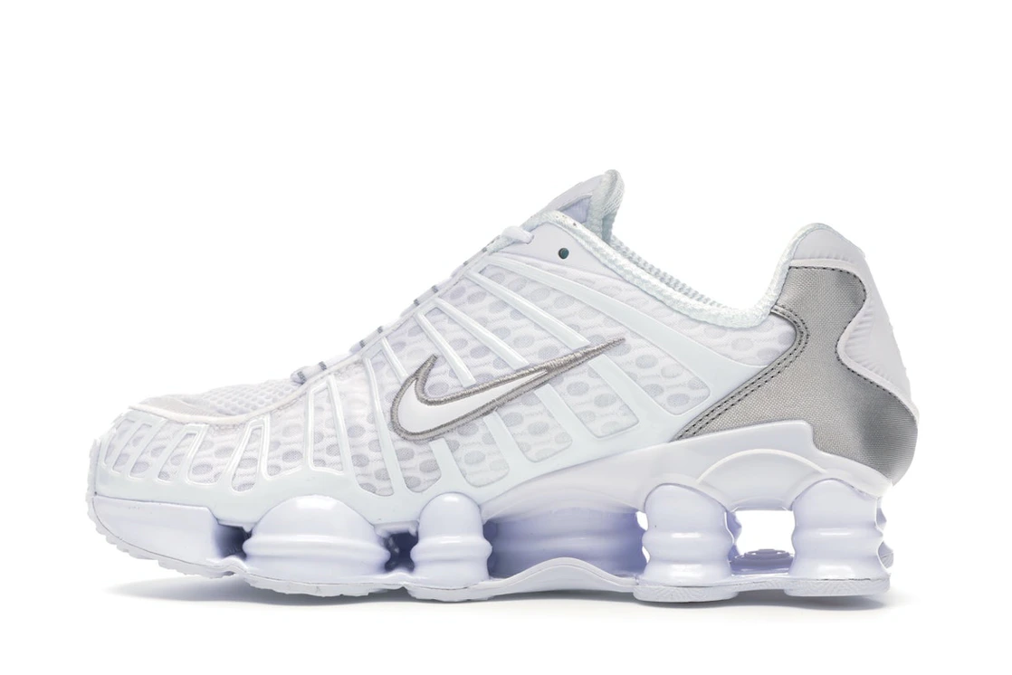 Nike Shox TL White Metallic Silver