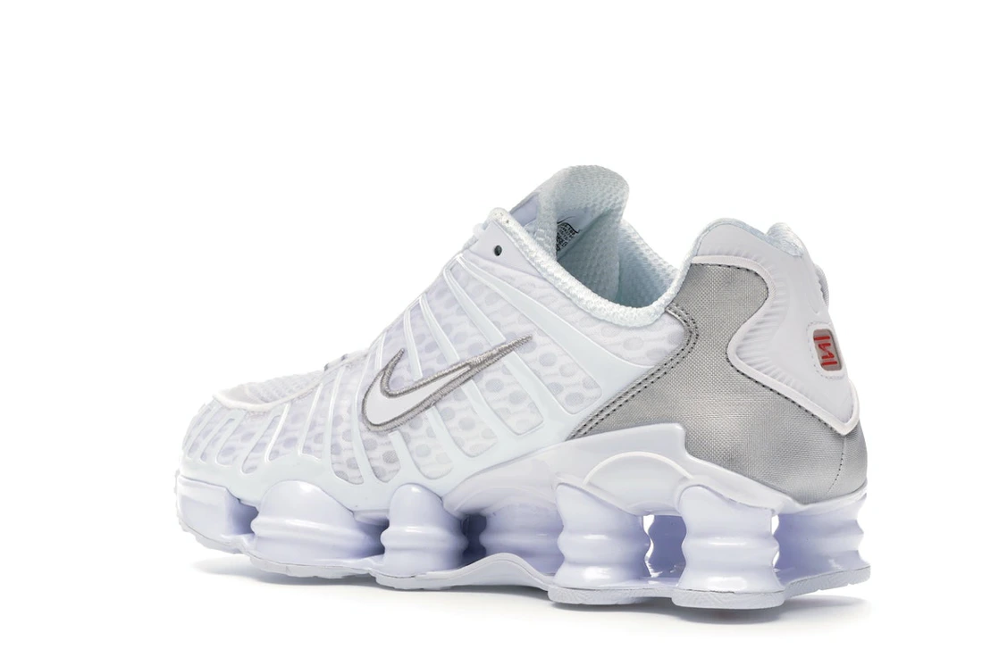 Nike Shox TL White Metallic Silver