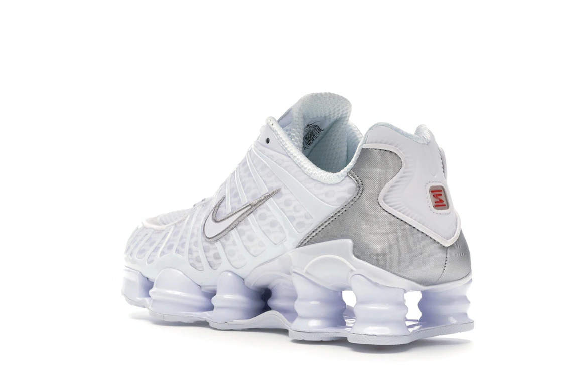 Nike Shox TL White Metallic Silver