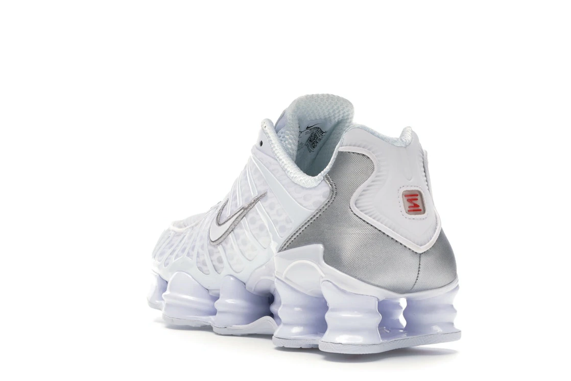 Nike Shox TL White Metallic Silver