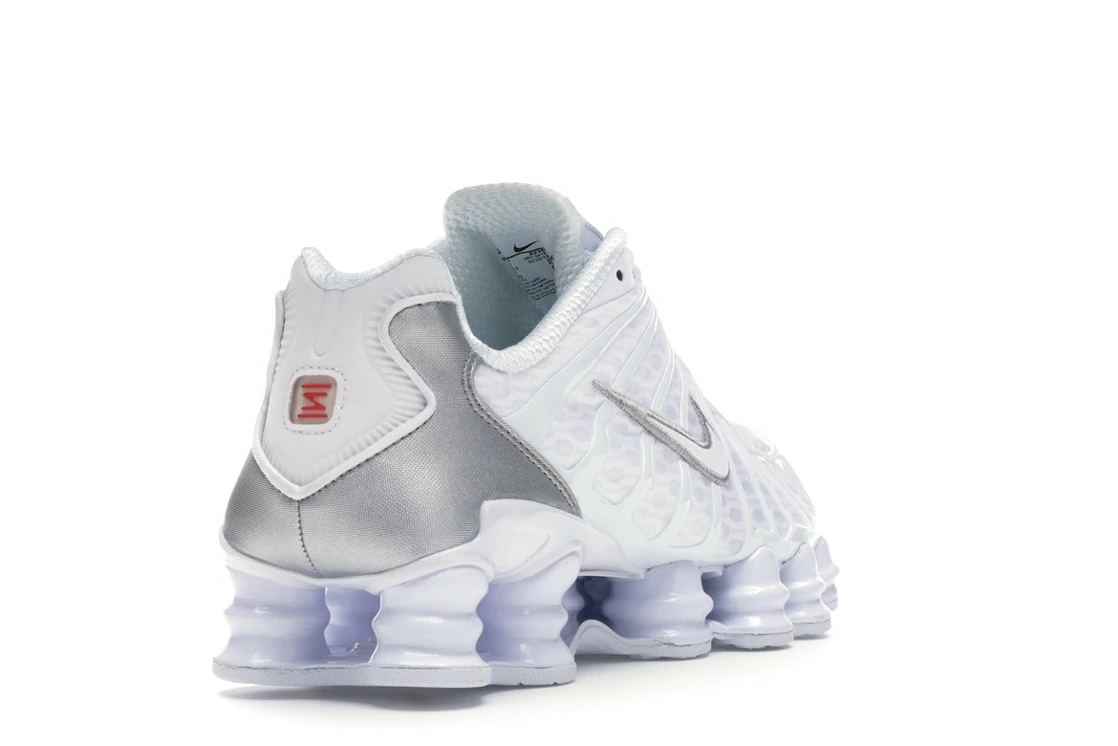 Nike Shox TL White Metallic Silver