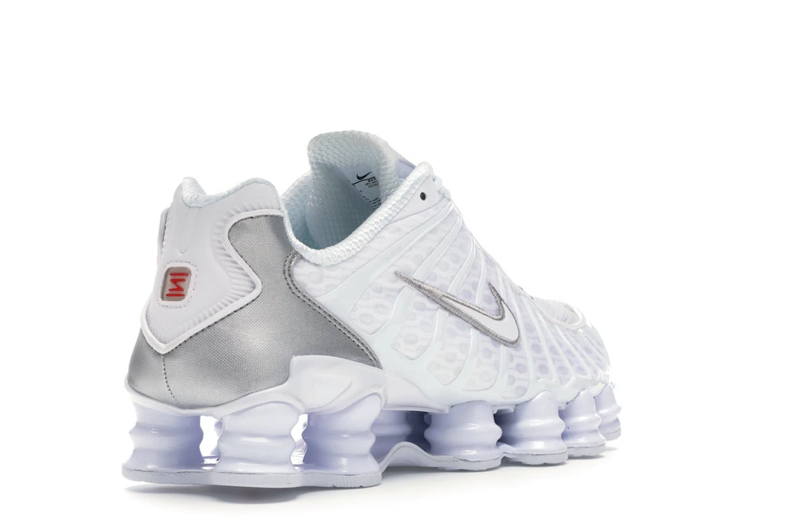 Nike Shox TL White Metallic Silver