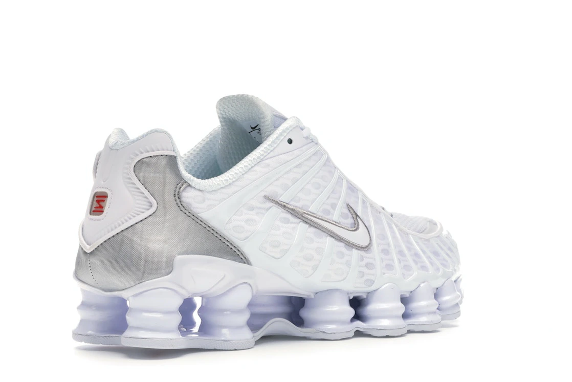 Nike Shox TL White Metallic Silver