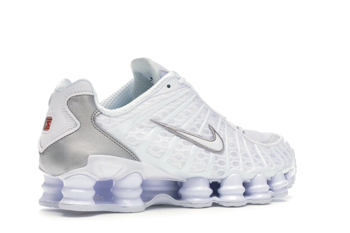 Nike Shox TL White Metallic Silver