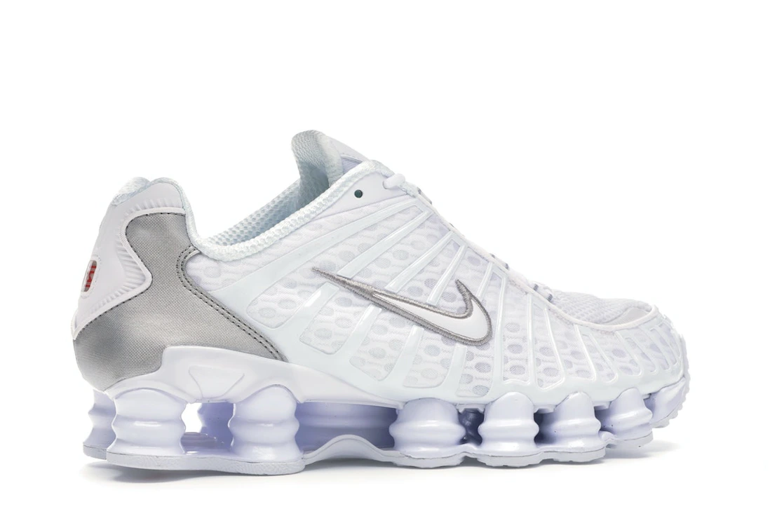 Nike Shox TL White Metallic Silver