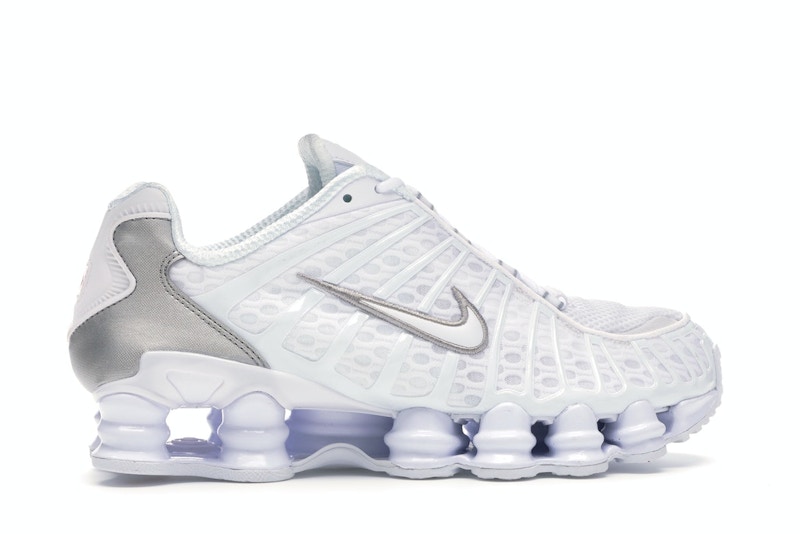 Nike Shox TL White Metallic Silver