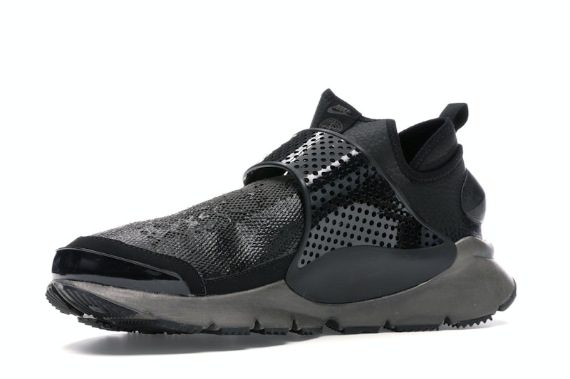 black nike sock shoes