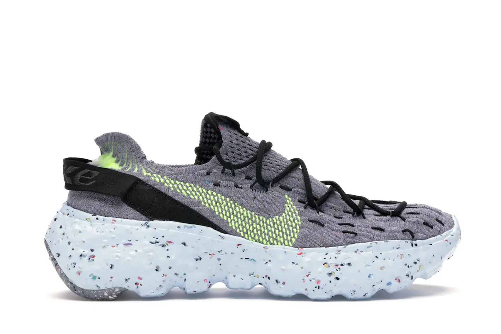 Nike Space Hippie 04 Grey Volt (Women's) - CD3476-001 - US