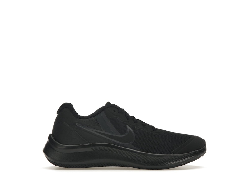 Nike black star runner sale
