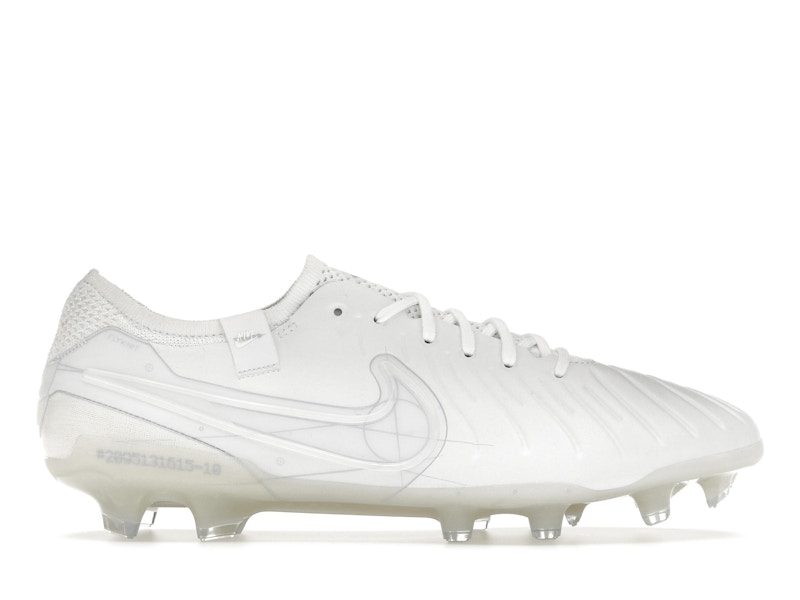 White nike tiempo boots top