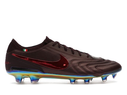 Nike Tiempo Legend 10 Elite Luxe FG Montebelluna Pelle Porto Vino