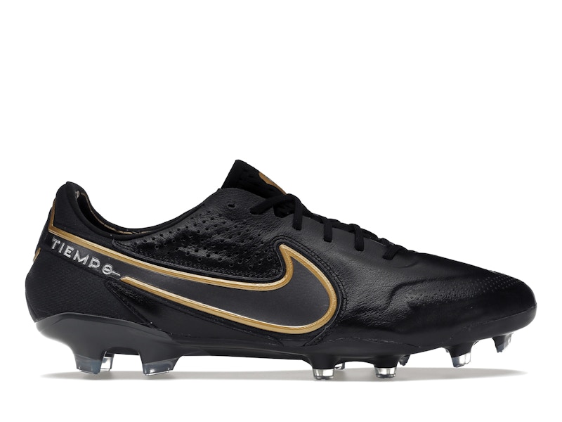 Nike Tiempo Legend 9 Elite FG Black Metallic Gold CZ8482 007 US
