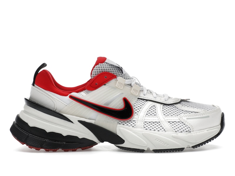 Nike V2K Run Metallic White University Red Men's - HF0120-100 - US
