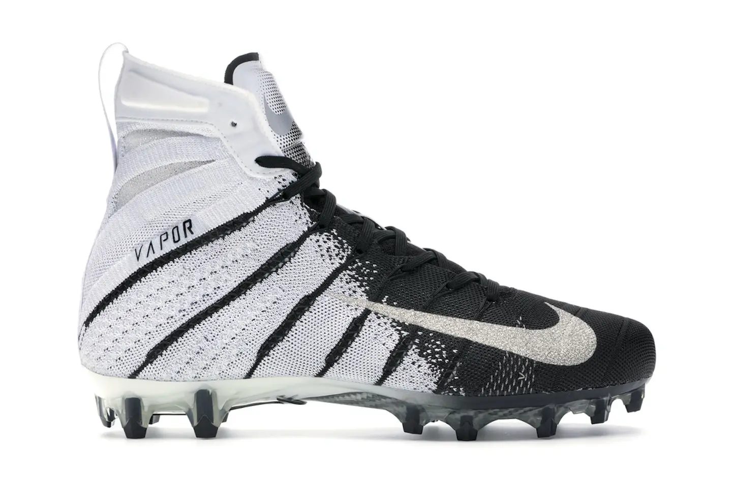 Nike Vapor Untouchable 3 Elite Flyknit Black White Silver Men's - AH7408-102 - US