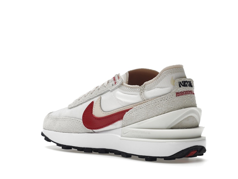 Nike Waffle One SE Sail Pearl White Black Gym Red (Women's)