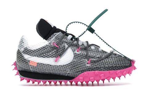 Nike Waffle Racer Off-White Black (Women's) CD8180-001 US
