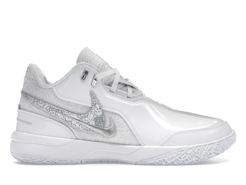 Nike Zoom LeBron NXXT Gen AMPD White Silver Men's - FJ1566-102/FJ1567-102 -  US