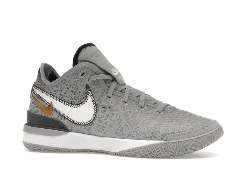 Nike Zoom LeBron NXXT Gen Wolf Grey Metallic Gold
