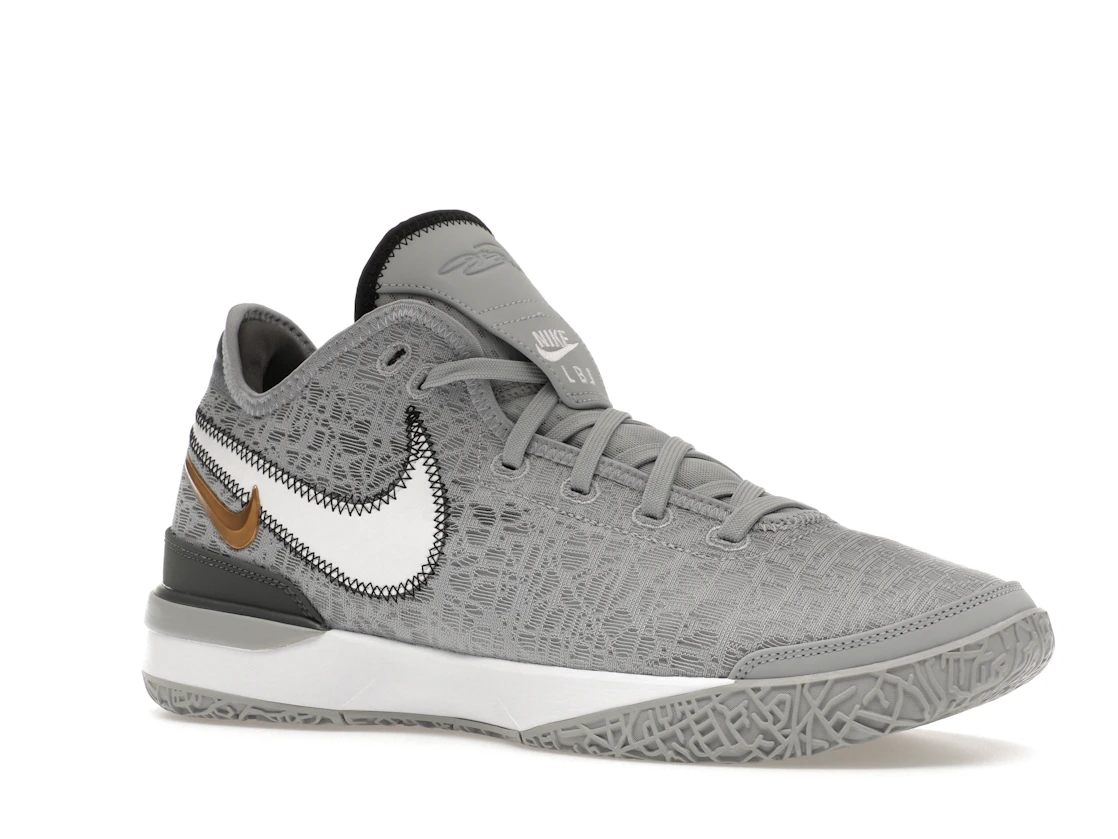 Nike Zoom LeBron NXXT Gen Wolf Grey Metallic Gold