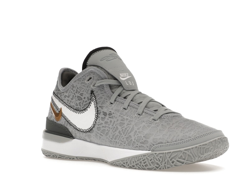 Nike Zoom LeBron NXXT Gen Wolf Grey Metallic Gold
