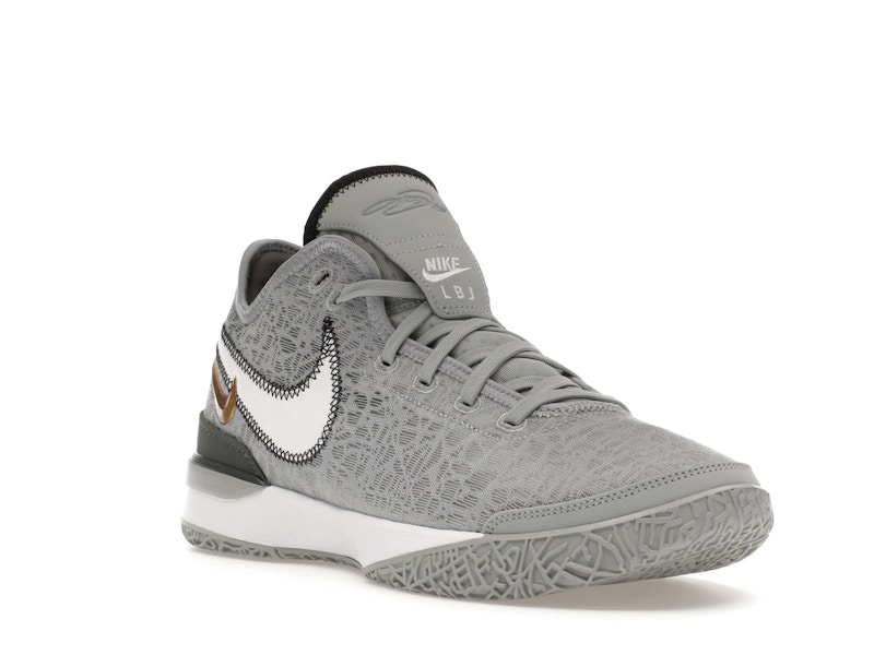 Nike Zoom LeBron NXXT Gen Wolf Grey Metallic Gold