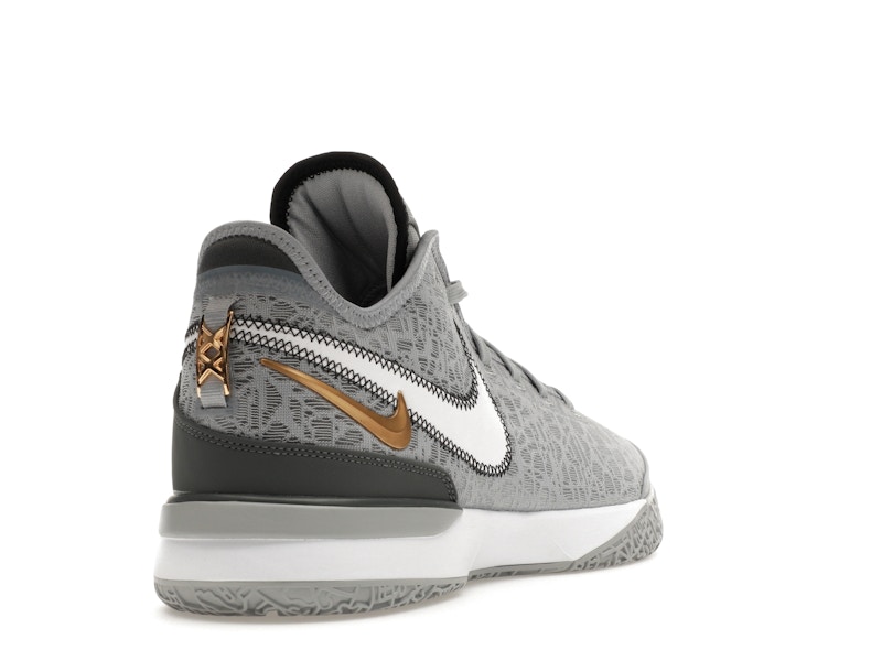 Nike Zoom LeBron NXXT Gen Wolf Grey Metallic Gold