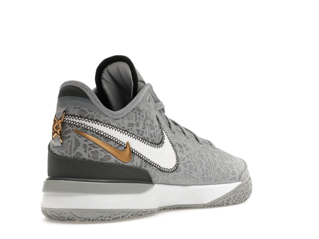 Nike Zoom LeBron NXXT Gen Wolf Grey Metallic Gold