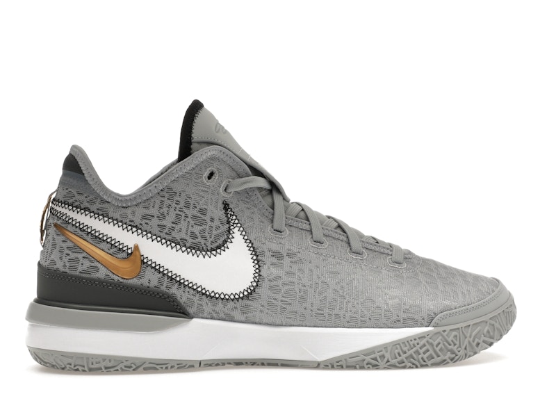 Nike Zoom LeBron NXXT Gen Wolf Grey Metallic Gold