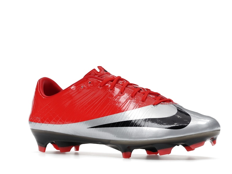 Nike Zoom Mercurial Vapor Superfly 1 RGN FG SE CR7 Max Orange Metallic Silver