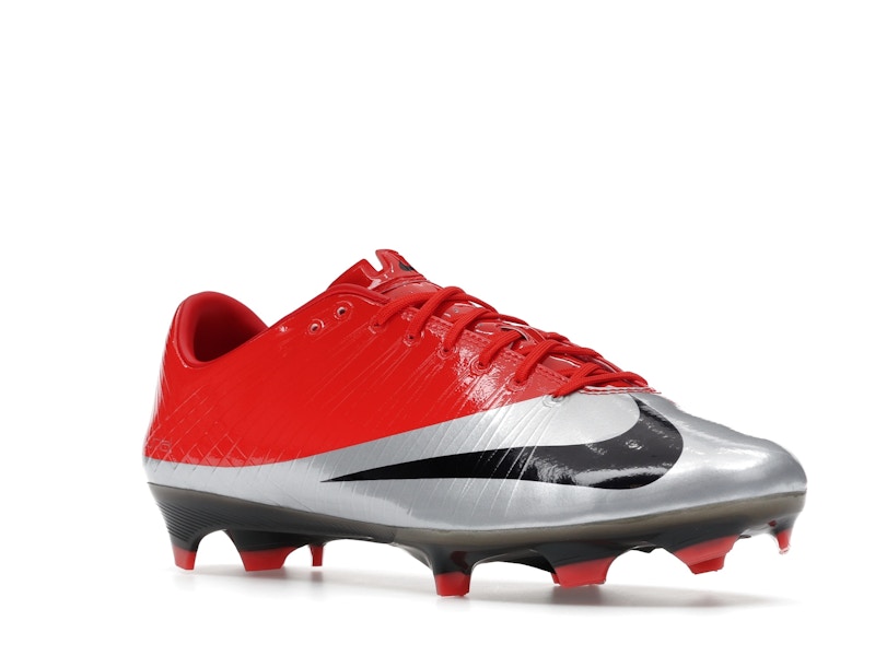 Nike Zoom Mercurial Vapor Superfly 1 RGN FG SE CR7 Max Orange Metallic Silver