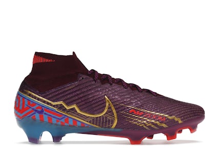 Nike Zoom Superfly Elite KM FG Mbappe en morado remolacha oscuro
