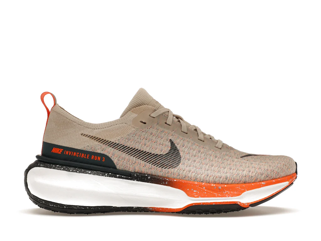 Nike ZoomX Invincible Run 3 Oatmeal Safety Orange Men's - FQ8720-140 - US