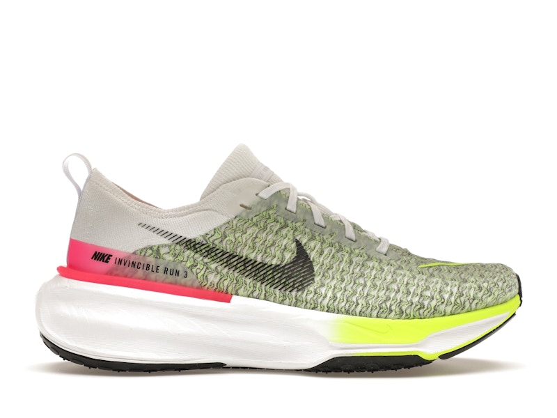 Nike ZoomX Invincible Run 3 White Volt Hyper Pink Men s FN6821 100 US
