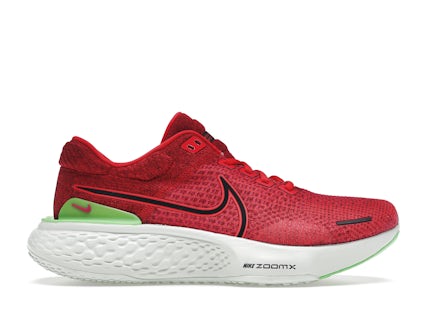 Nike ZoomX Invincible Run Flyknit Siren Red Green Strike Men's