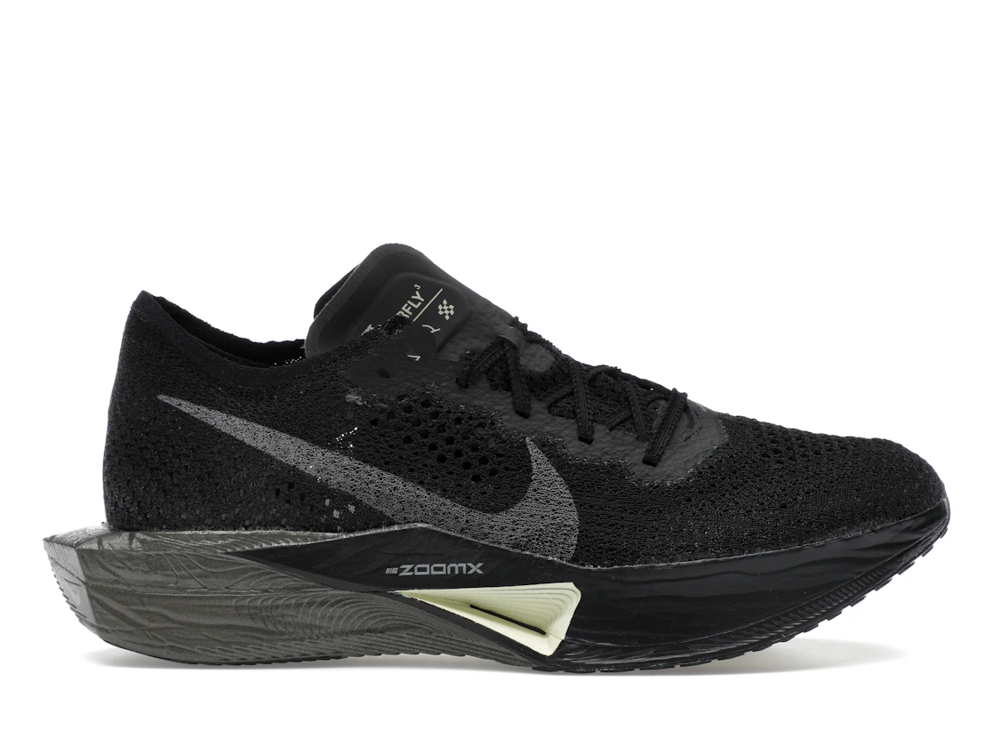 Nike ZoomX Vaporfly 3 Black Olive Aura Metallic Medium Ash