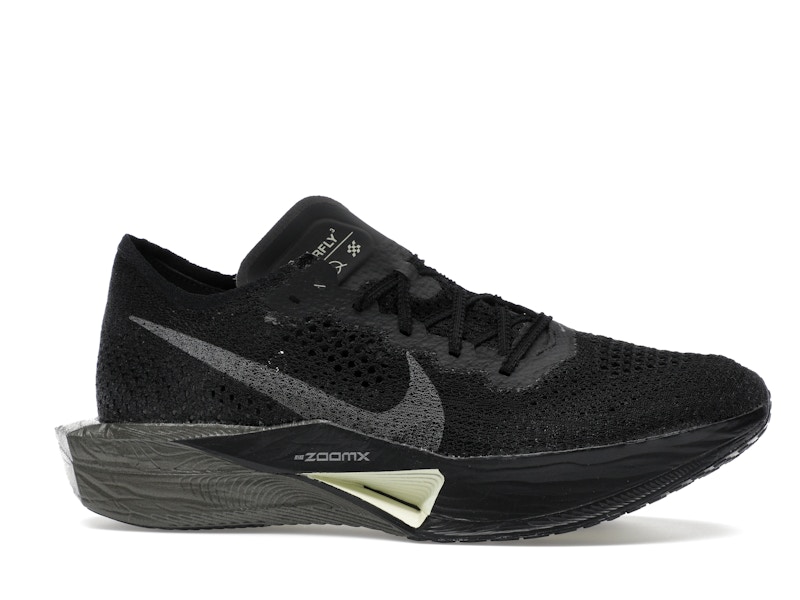Nike ZoomX Vaporfly 3 Black Olive Aura Metallic Medium Ash