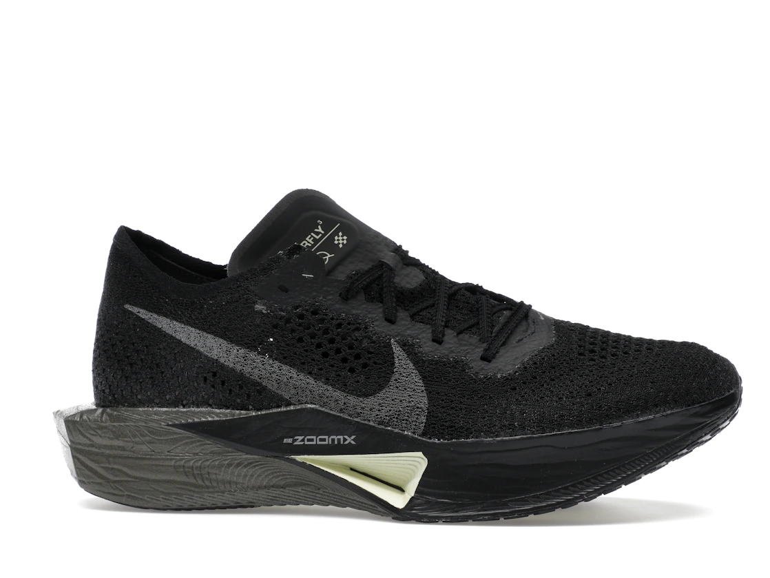 Nike ZoomX Vaporfly 3 Black Olive Aura Metallic Medium Ash