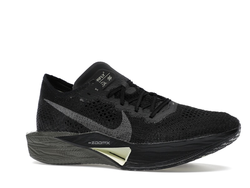 Nike ZoomX Vaporfly 3 Black Olive Aura Metallic Medium Ash