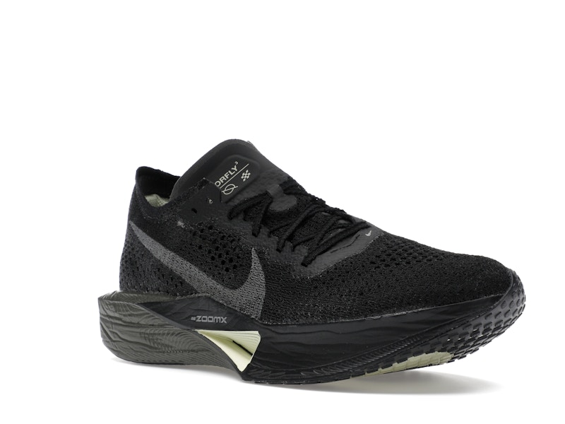 Nike ZoomX Vaporfly 3 Black Olive Aura Metallic Medium Ash