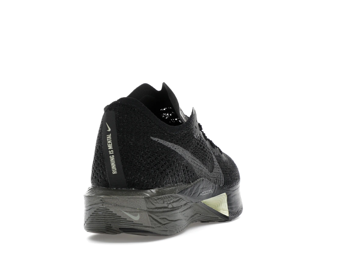 Nike ZoomX Vaporfly 3 Black Olive Aura Metallic Medium Ash