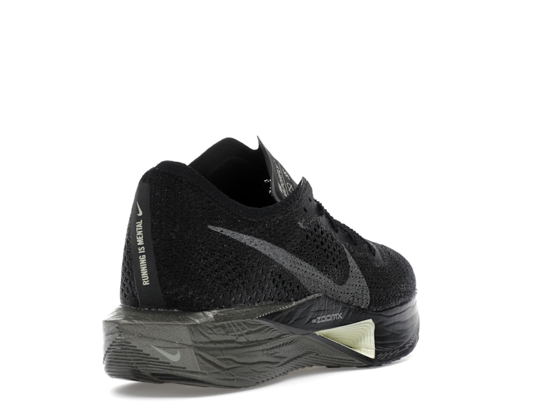 Nike ZoomX Vaporfly 3 Black Olive Aura Metallic Medium Ash