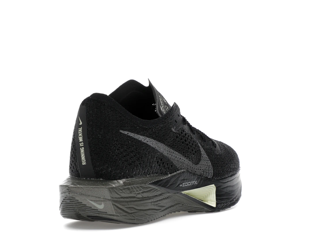 Nike ZoomX Vaporfly 3 Black Olive Aura Metallic Medium Ash